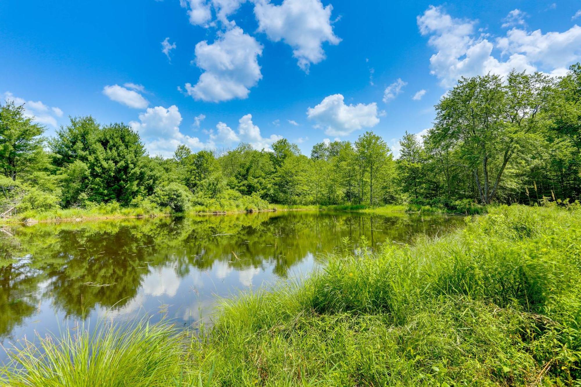 Secluded Poconos Cabin With Fire Pit On 75 Acres! East Stroudsburg Εξωτερικό φωτογραφία
